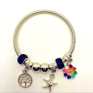 Bracelet Starfish flower eternity tree